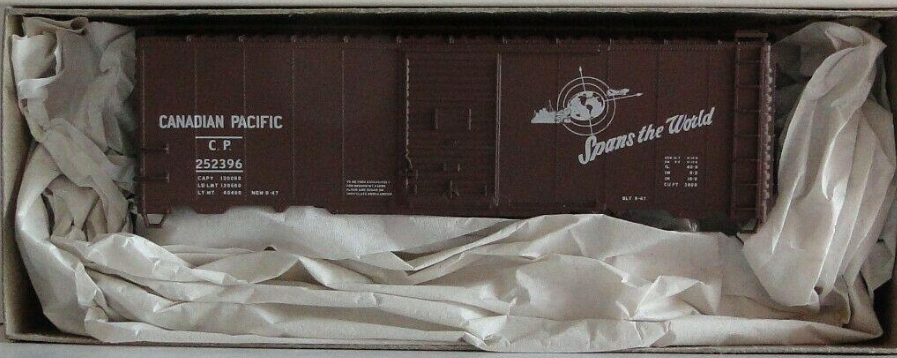 Accurail 3523 HO Canadian Pacific 40" Steel Boxcar #252396 Kit