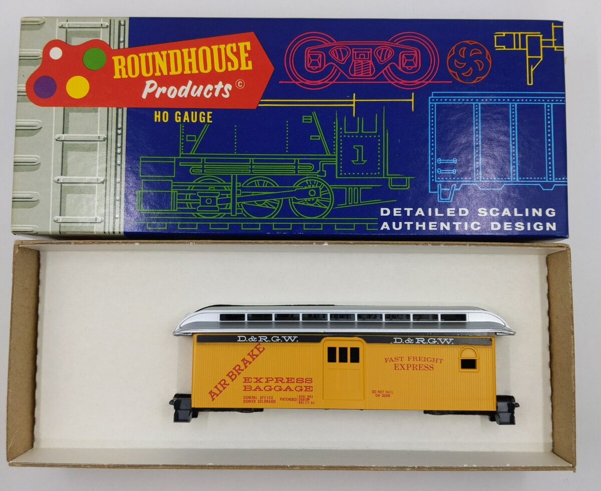 Roundhouse 3747 HO Denver & Rio Grande Overton Baggage Kit