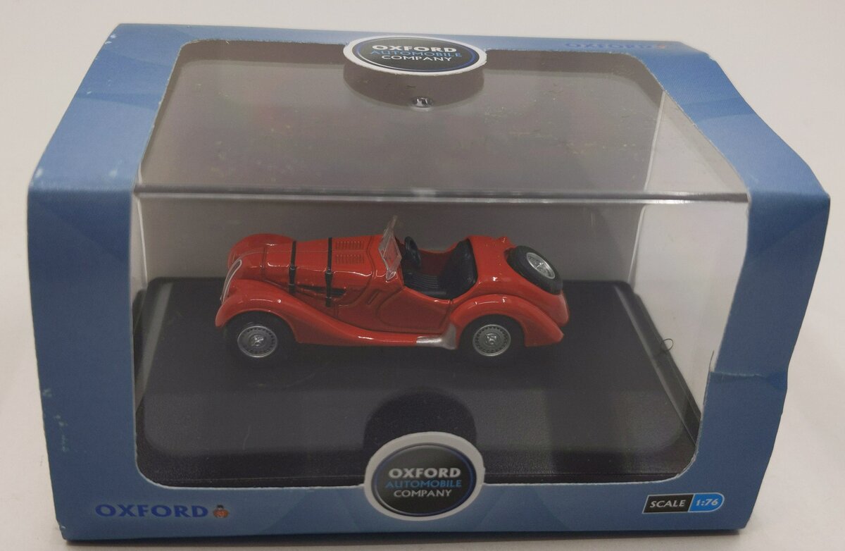 Oxford Diecast 76BM28002 1/76 Scale BMW 328 sports car of 1936–1940 Red