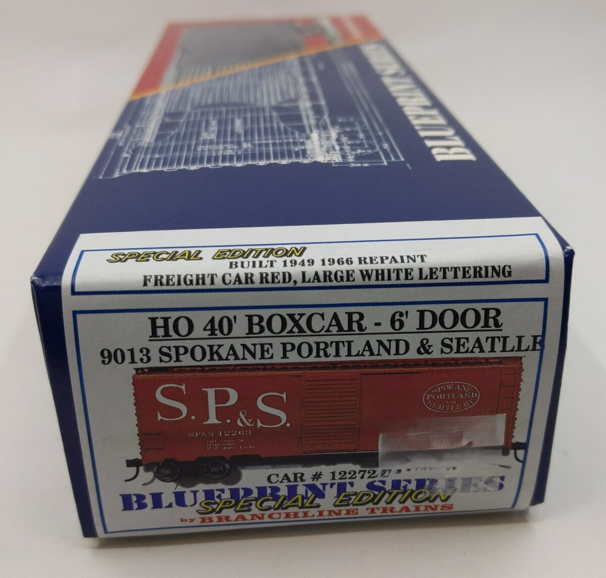 Branchline Trains 9013 HO SP&S 40' Boxcar Kit #12272