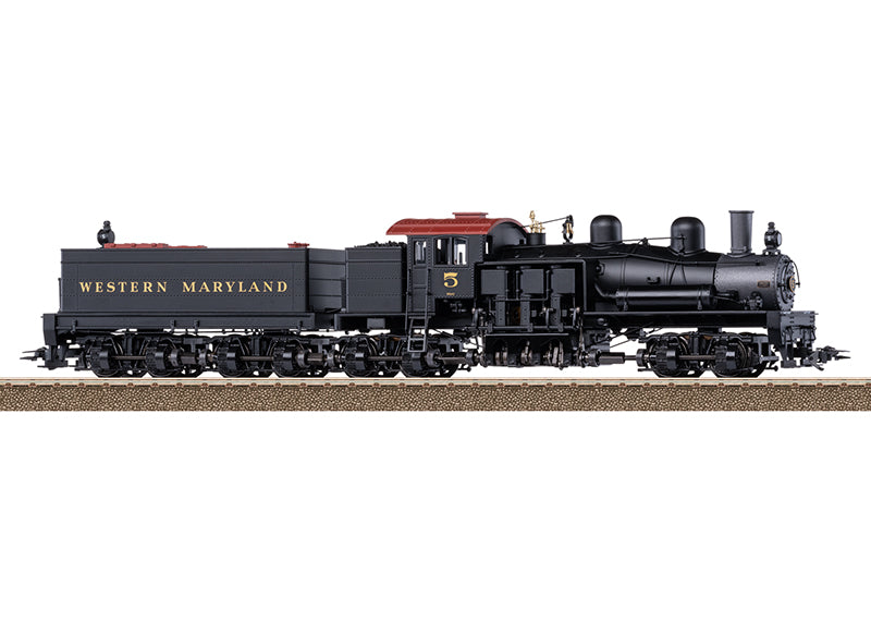 Trix 25700 HO Western Maryland US Shay Design Gear Drive Steam Locomotive #5