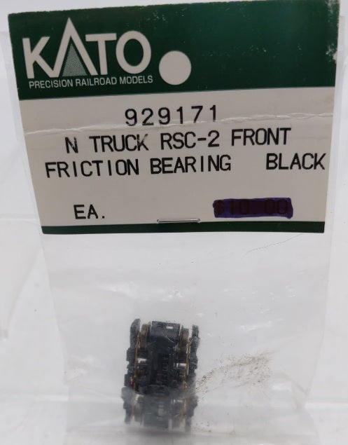 Kato 929171 N Scale RSC-2 Front Truck Friction Bearing Black 1 Each