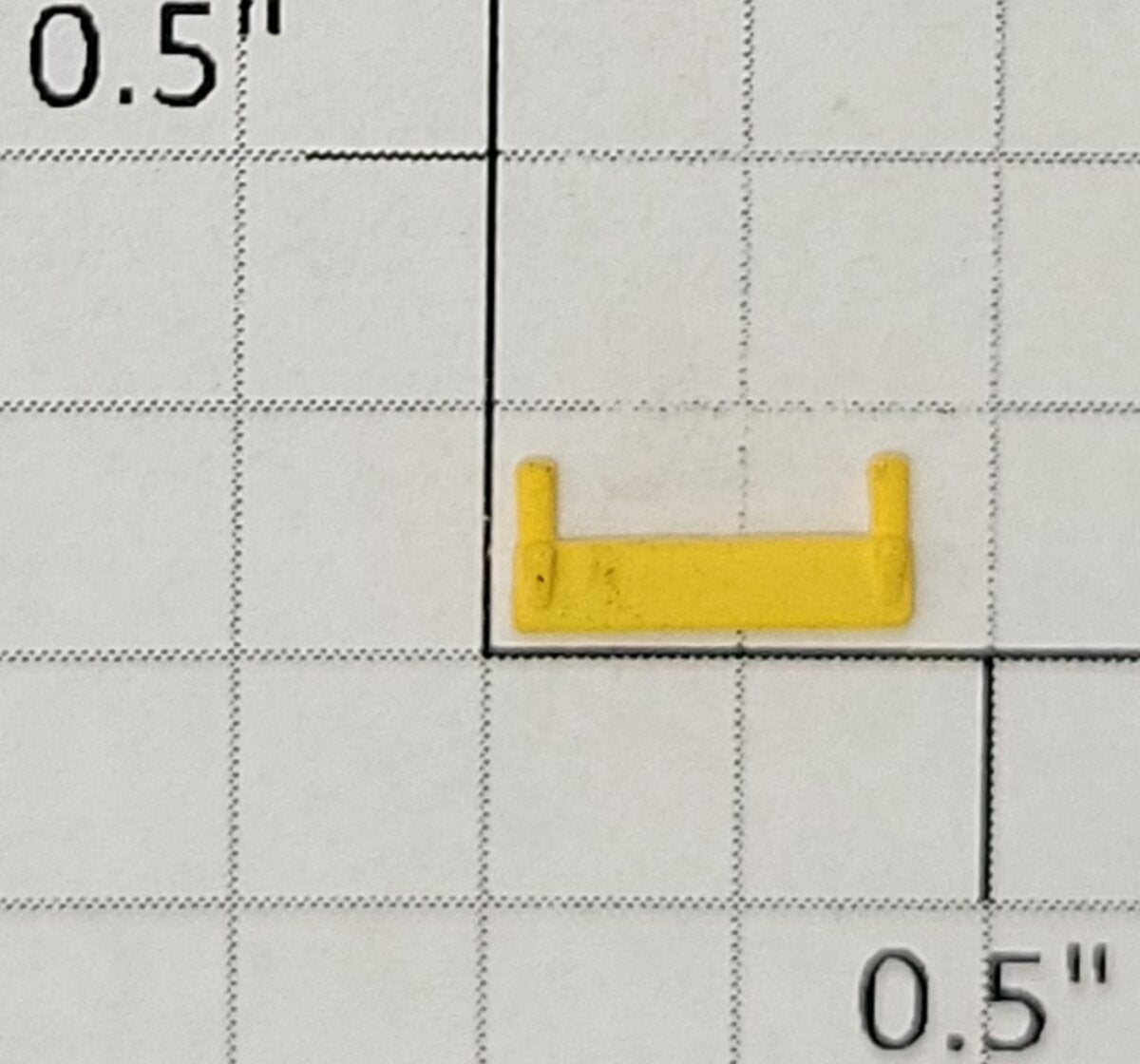 S-Helper 653-08-09-YL Switcher Yellow Rear Cab Ladder / Step
