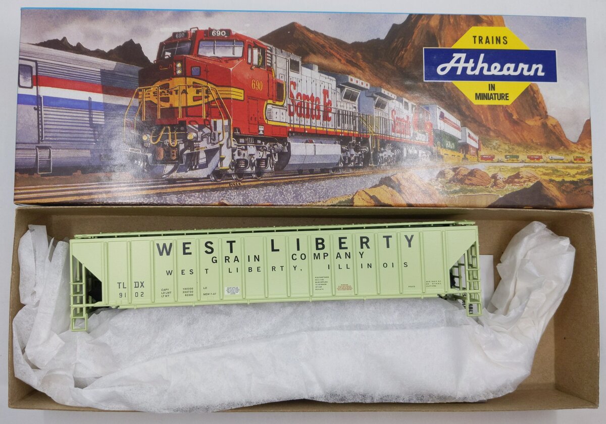 Athearn 2903C HO West Liberty Grain Company 54' Covered Hopper Kit