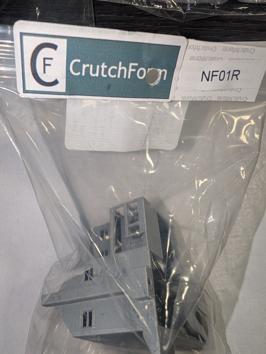 CrutchForm NF01R N Scale 3-D Printed Two Story Family Home