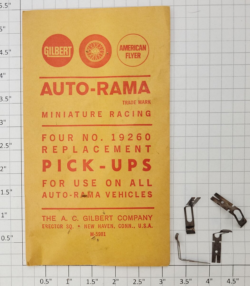 American Flyer 19260 Auto-Rama Replacement Pick-Ups (Envelope of 4)