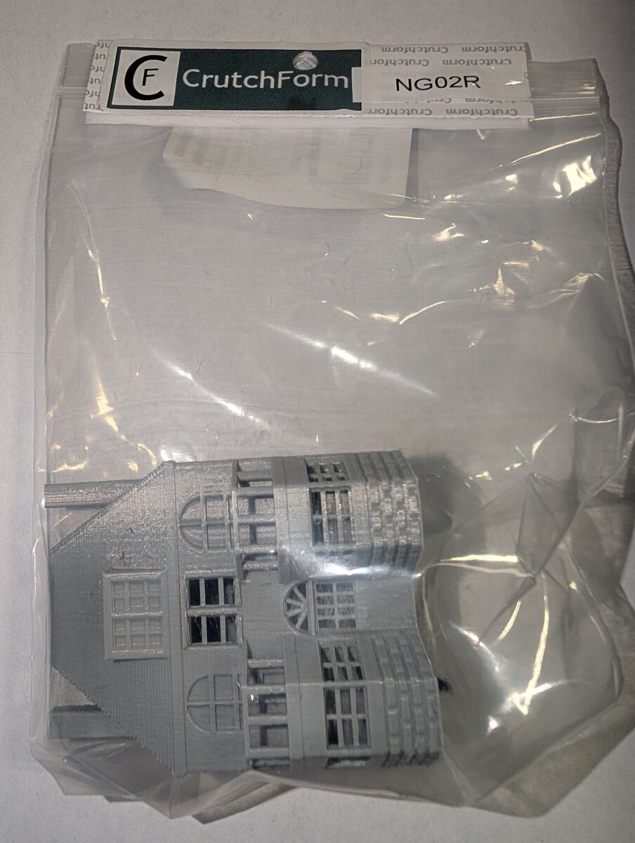 CrutchForm NG02R N Scale 3-D Printed Victorian Style Family Home
