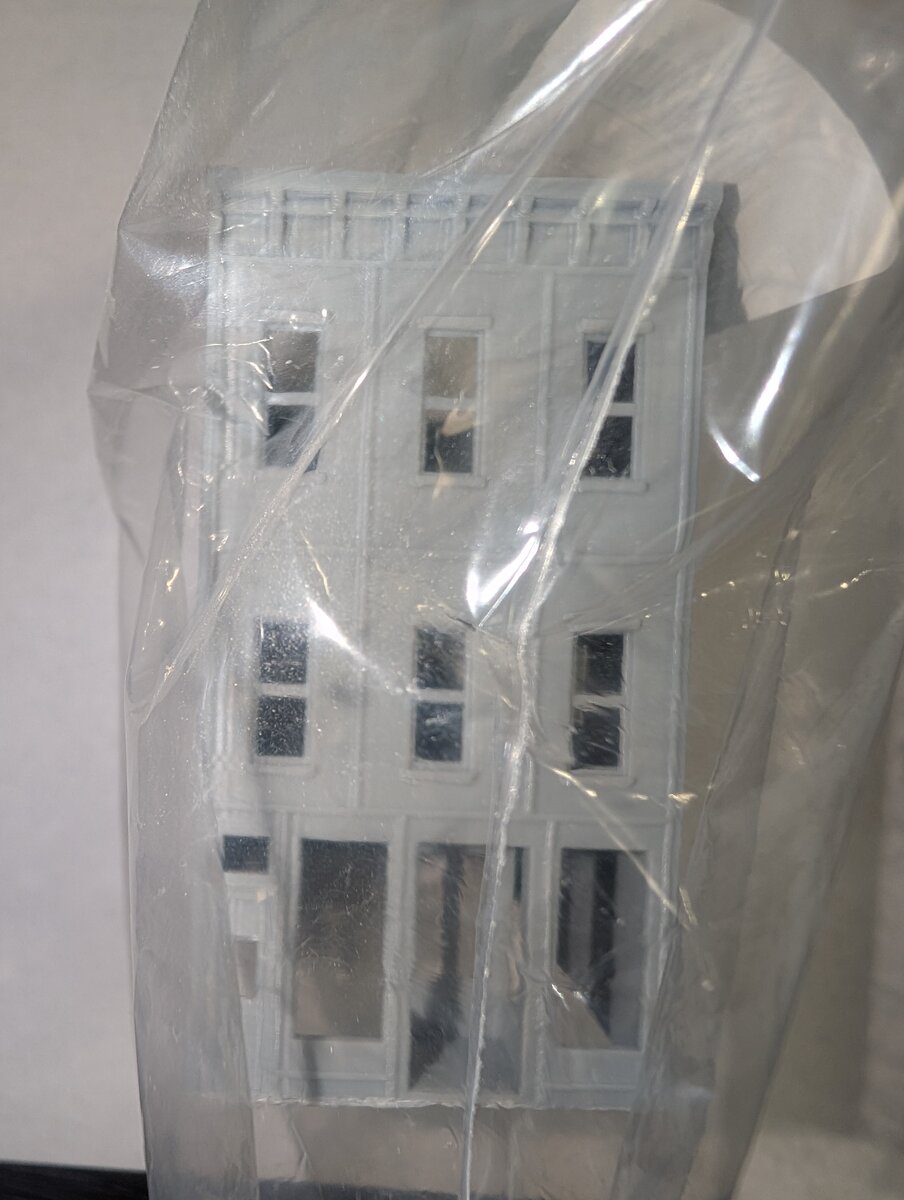 CrutchForm N302R N Scale 3-D Printed Three Story Office Building