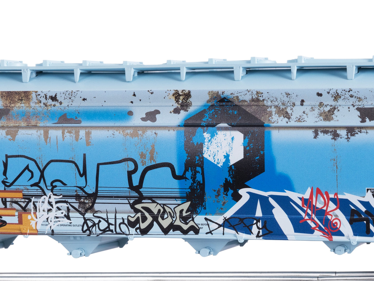 Lionel 2542140 O AEX Graffiti 4-Bay Centerflow Covered Hopper #5094