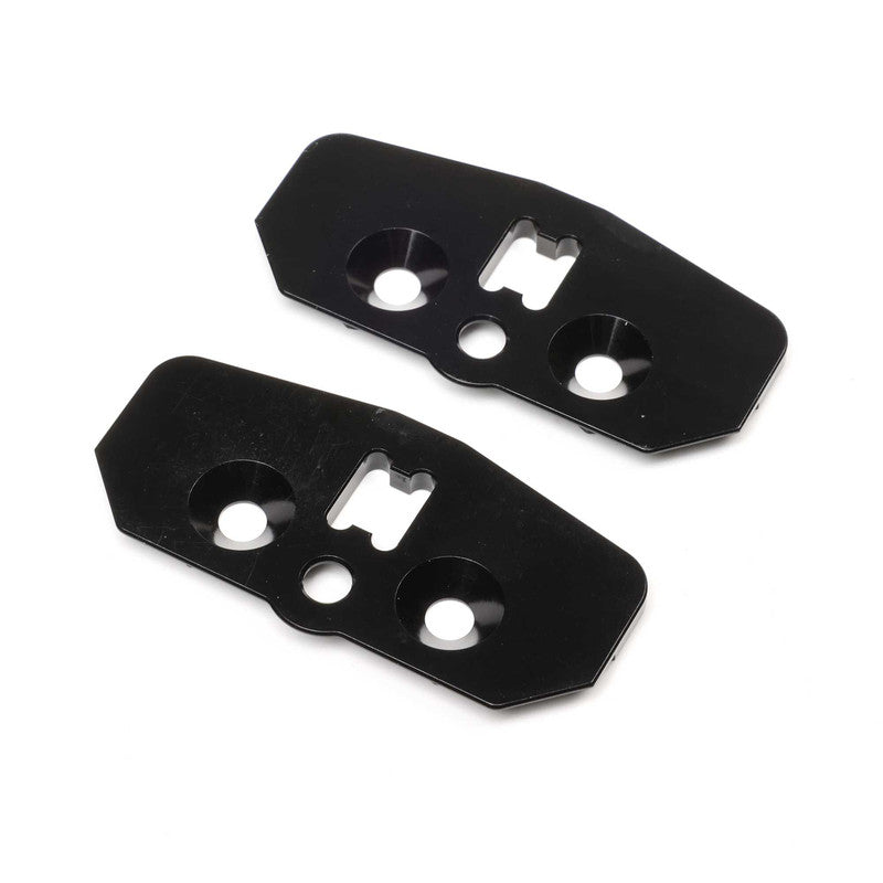 Team Losi Racing TLR-1259 +2 Aluminum Adjustable Chassis Skid Plate (Pack of 2)