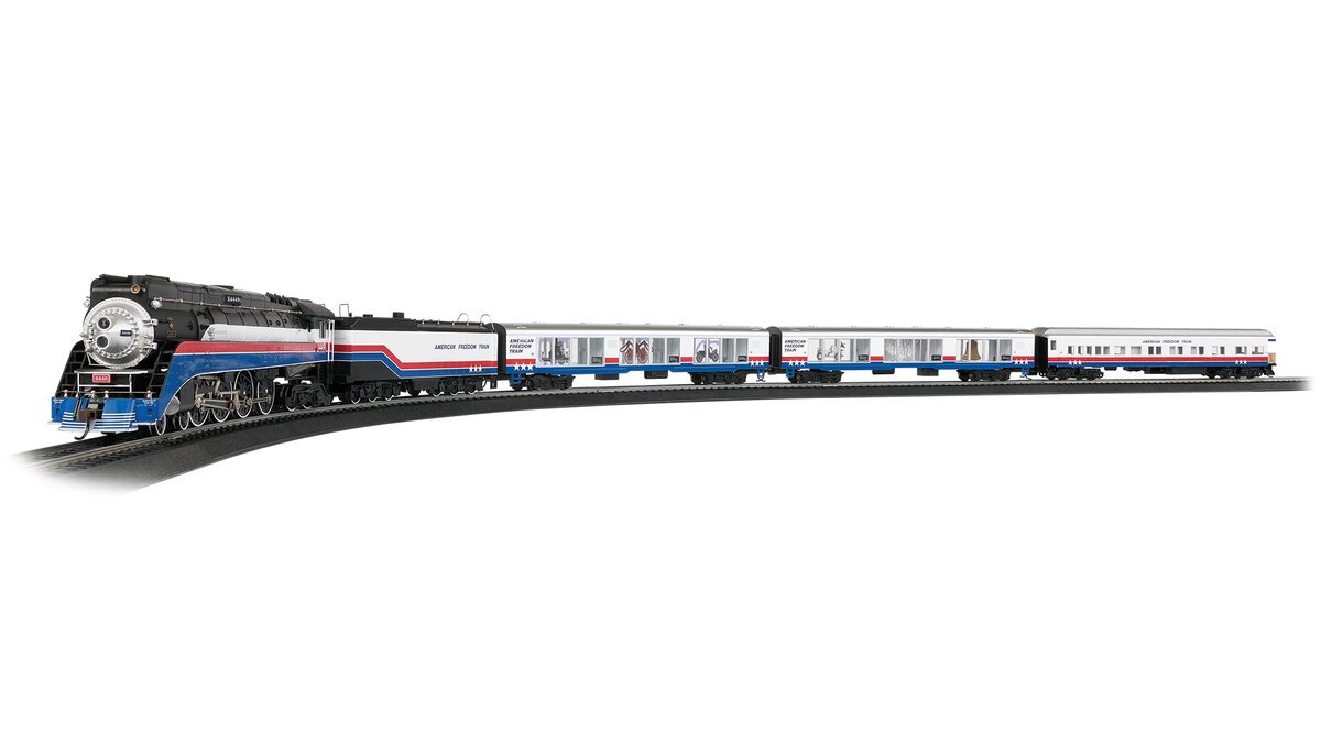 Bachmann 00789 American Freedom HO Gauge Starter Passenger Steam Train Set