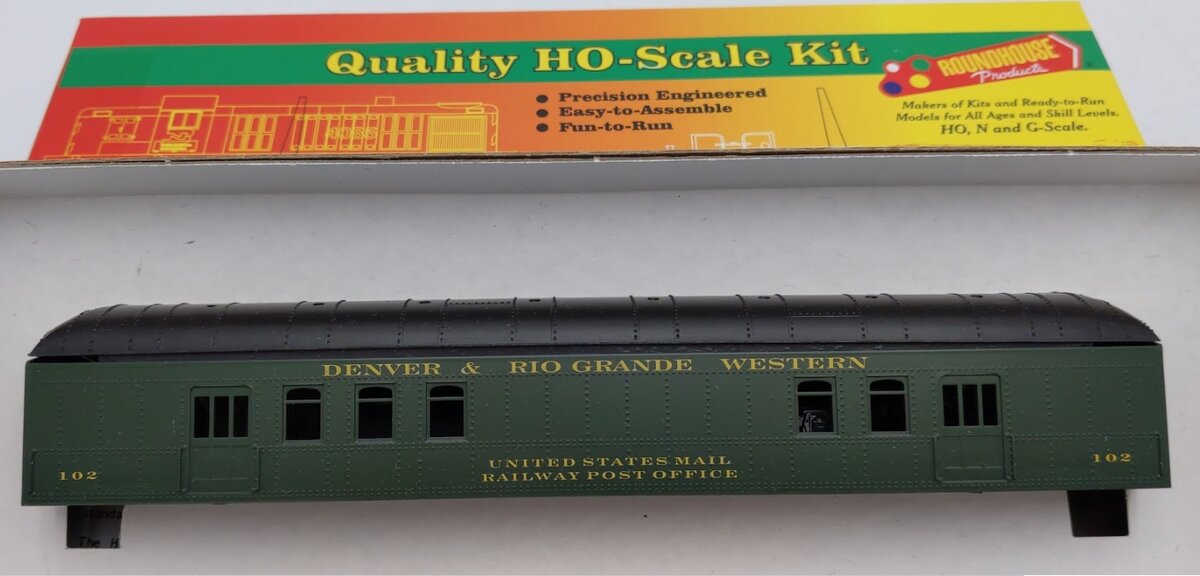 Roundhouse 06220 60' Harriman R. P. O. Denver & Rio Grande Western # 102 Kit