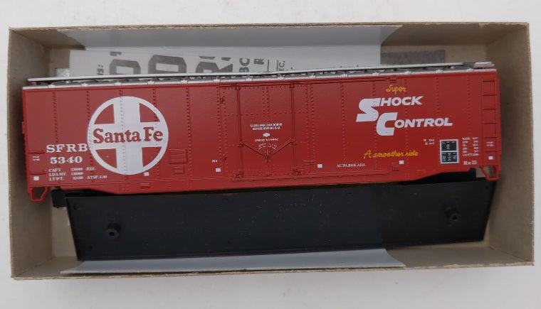 Athearn 143 HO Scale Santa Fe 50' Plug Door Boxcar # 5340 Kit