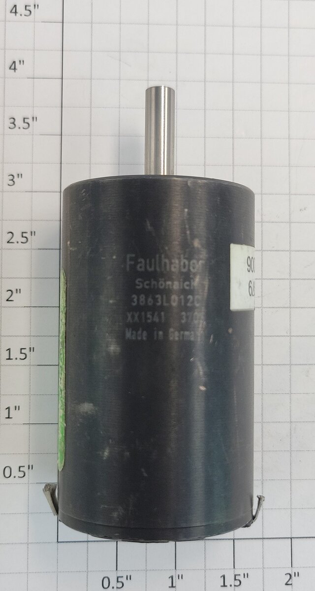 Faulhaber 3863L012C 12-Volt 1-HP DC General Purpose Electric Motor