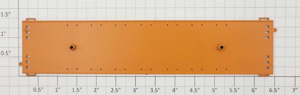 Athearn 13002 HO Orange Flatcar Floor