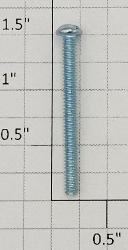 Lionel #6-32 x 1-15/32" Nickel Round Head Slotted Screw