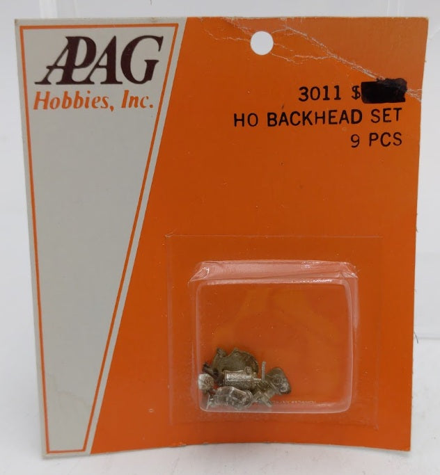 APAG Hobbies 3011 HO Scale Backhead Metal Set