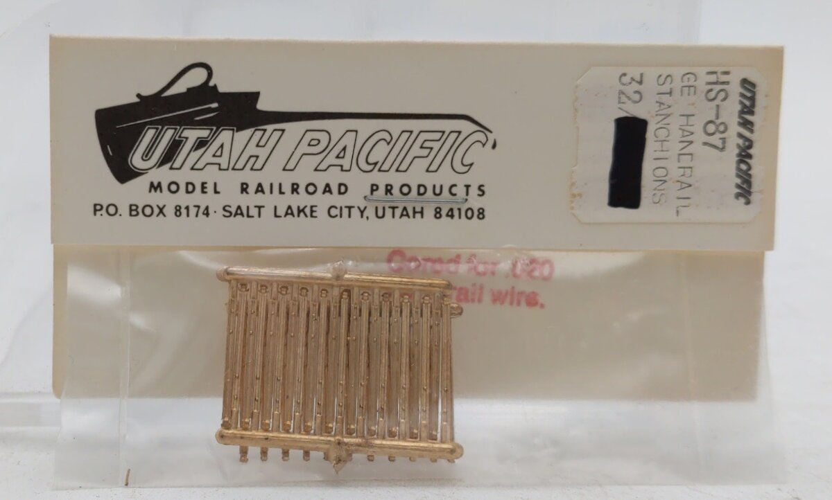 Utah Pacific Models RR Product HS-87 HO Scale Handrail Stanchions GE Type