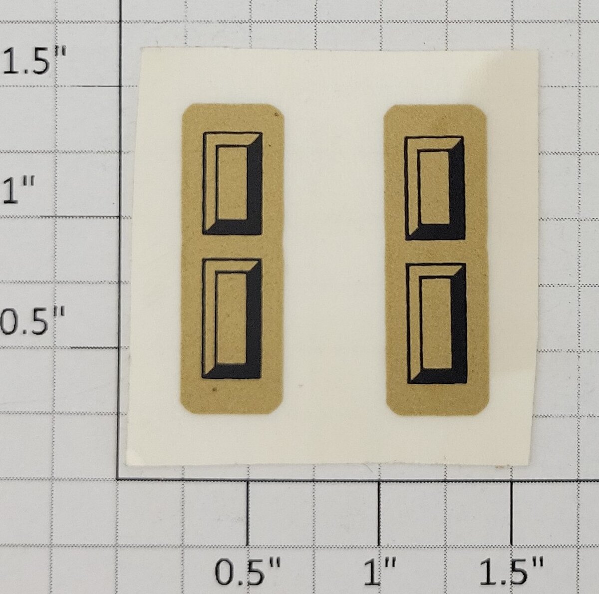 American Flyer 4331-12 O Gauge Pullman Door Sticker Decal (Set of 2)