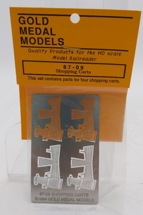 Gold Medal Models 87-09 HO Scale Shopping Carts (Pack of 4)