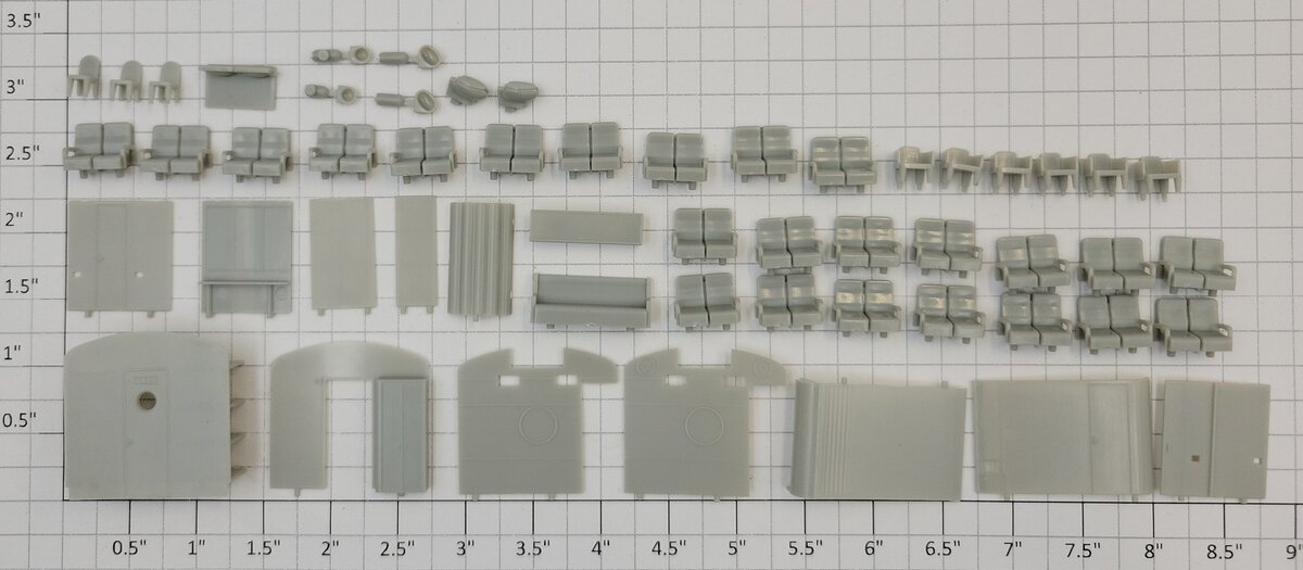 Athearn 97189 HO Scale Interior Trim Kit