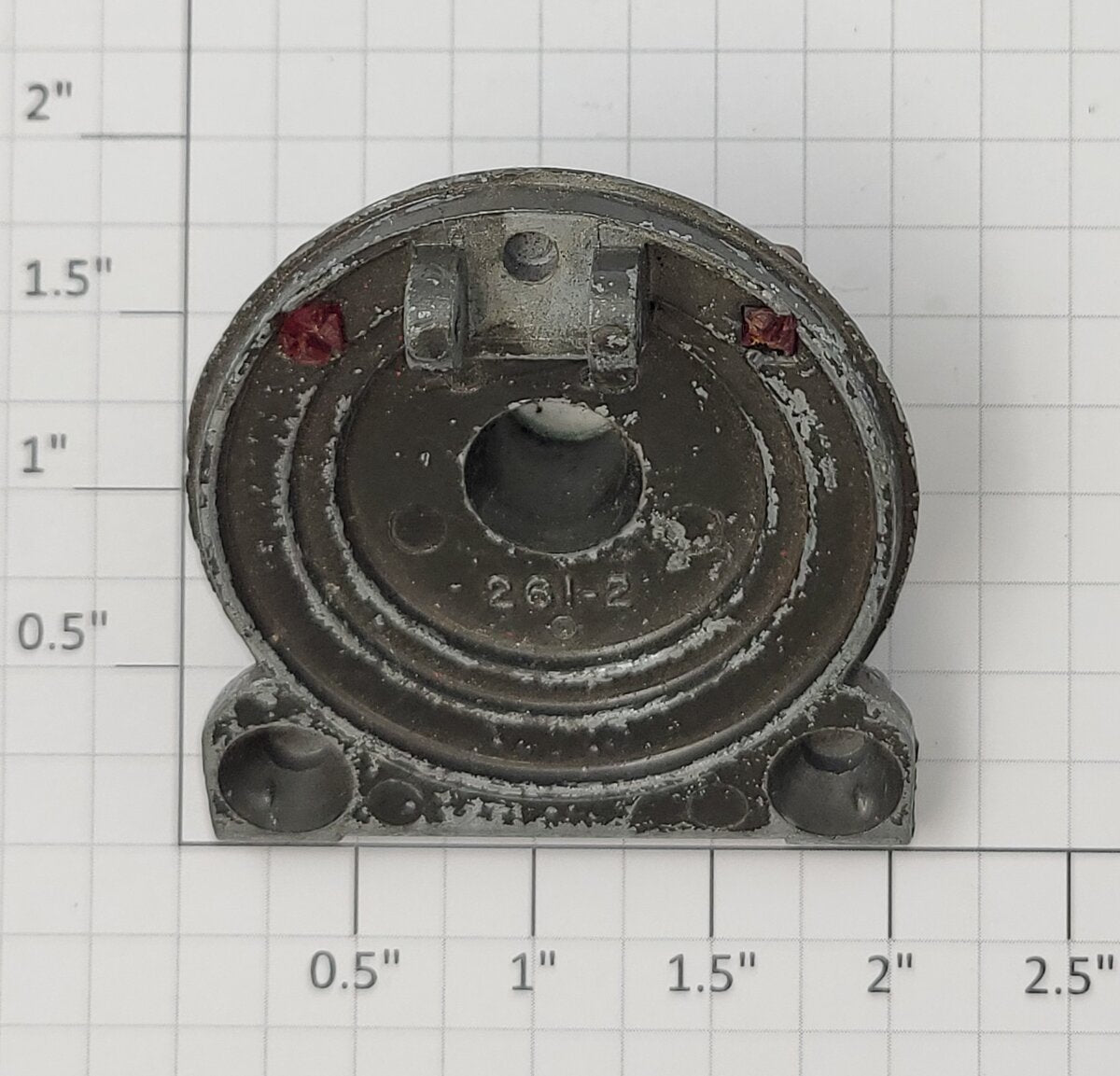 Lionel 260E-63 O Gauge Gunmetal Gray Boiler Front w/ Marker Lights & Headlight