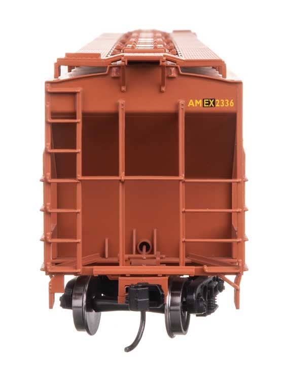 Walthers 910-49063 HO AMEX 57' Trinity 4750 3-Bay Covered Hopper RTR #2336