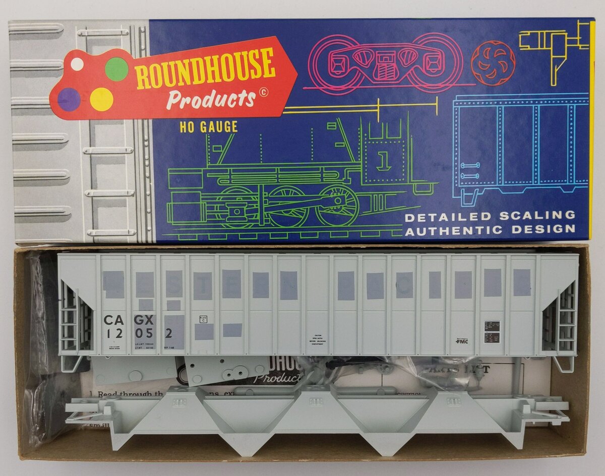 Roundhouse 7794 HO FMC 54' Closed Hopper CAGX Grain Car Kit
