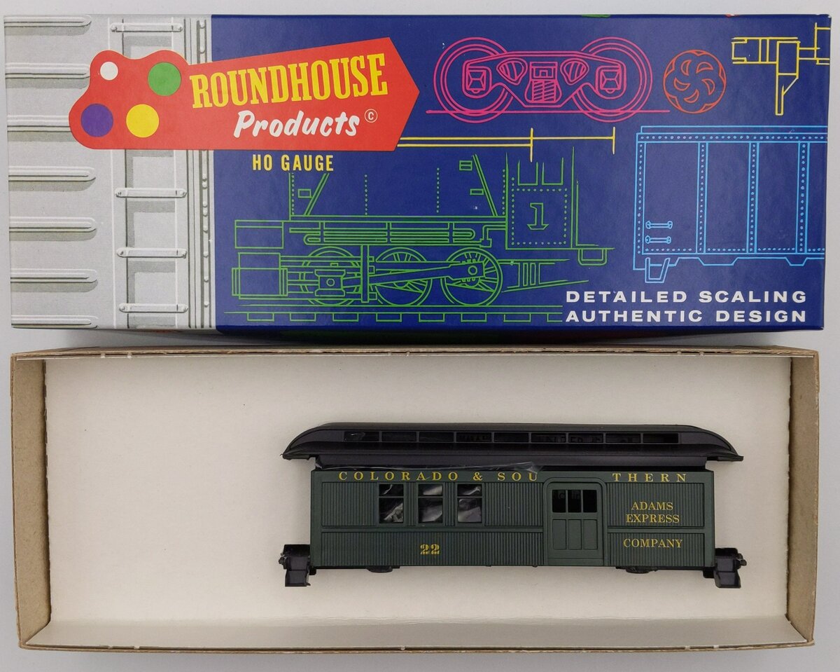 Roundhouse 3794 HO Colorado and Southern Overton Combine Car Kit