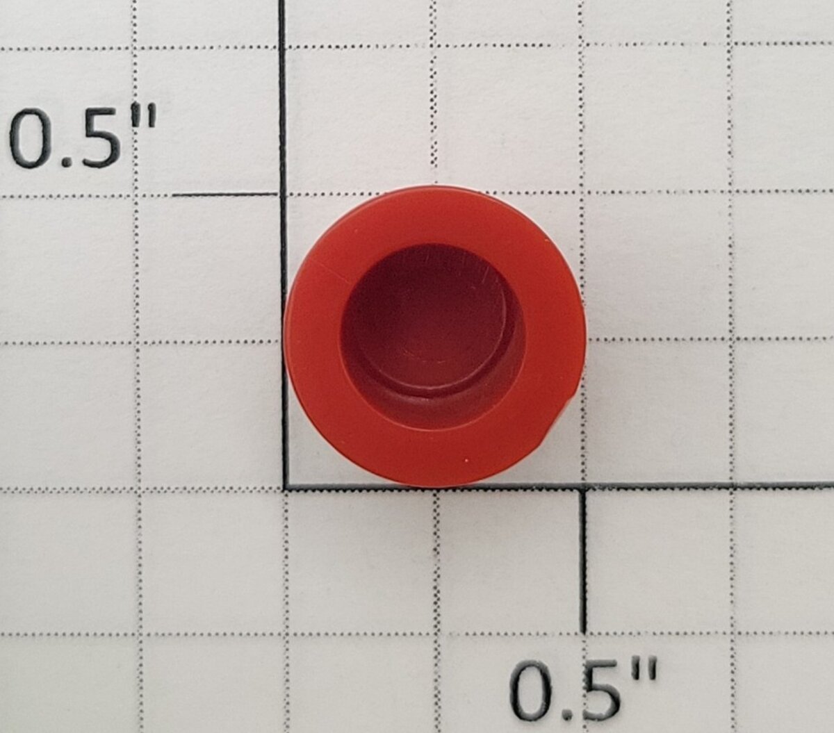 S-Helper 659-19-05 Red Plastic Button