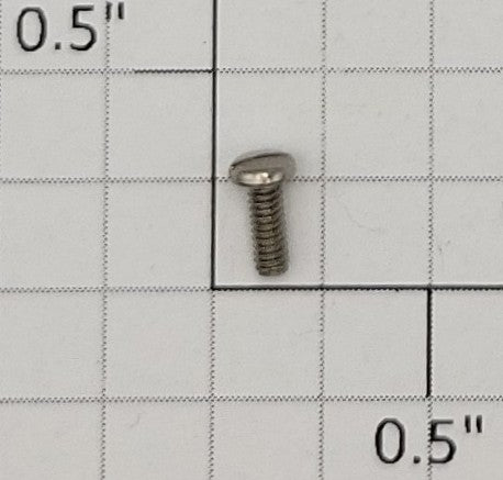 Lionel #2-56 x 7/32" Nickel Pan Head Slotted Screw