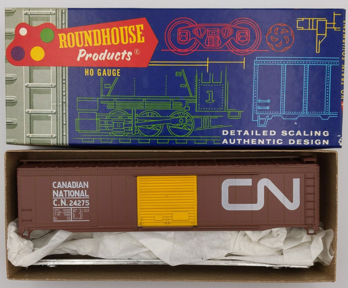 Roundhouse 1203 HO Canadian National 50' Box Car Kit