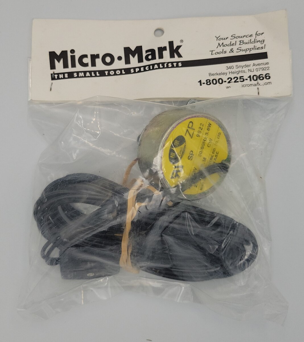 Micro-Mark 82090 Animation Gearmotor Corded with Inline Switch