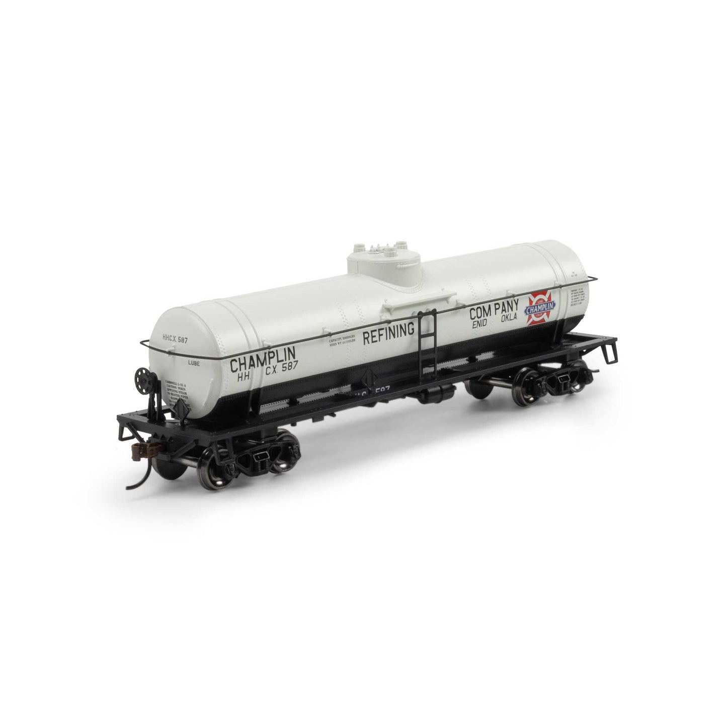 Athearn 3375 HO Champlin/HHCX 1-Dome Tank Car #587
