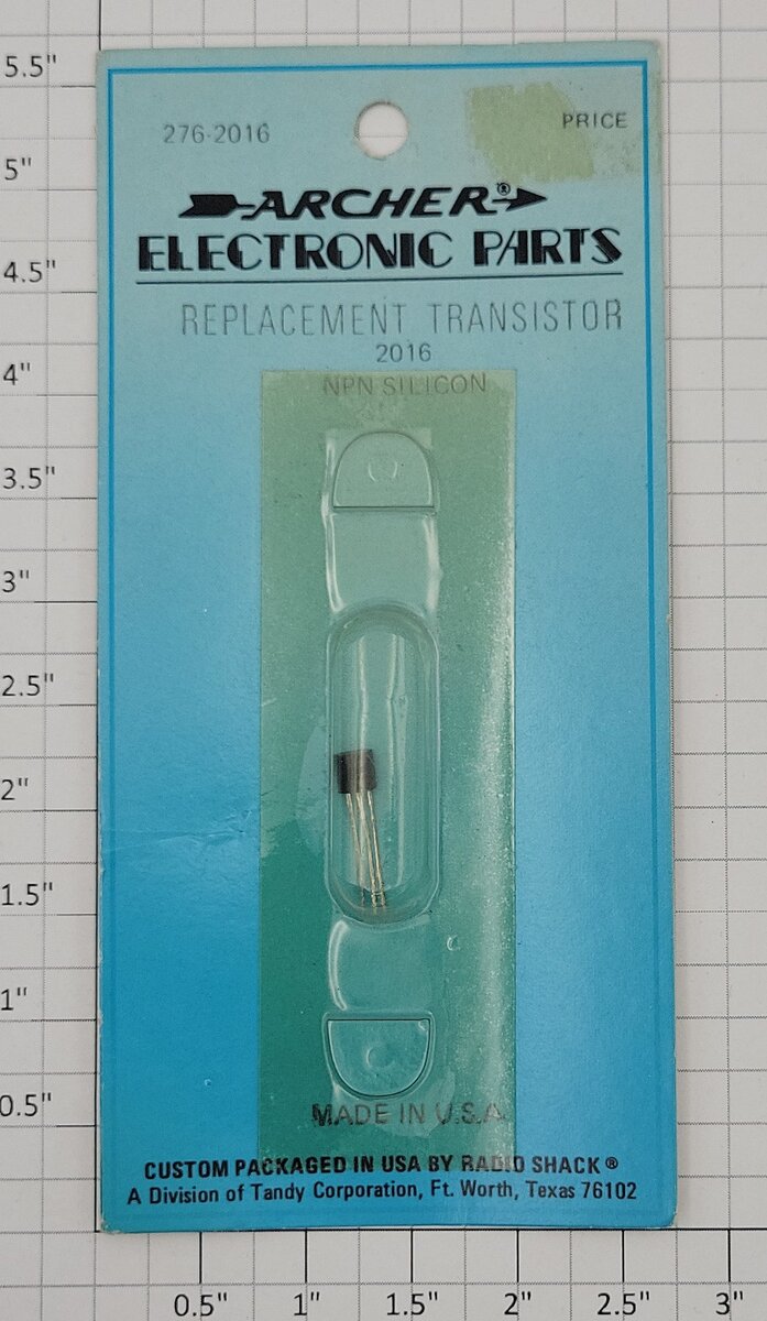 Archer 276-2016 Replacement Transistor NPN Silicon