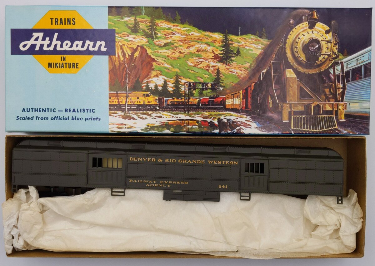 Athearn 5520 HO Denver and Rio Grande Western Baggage Kit