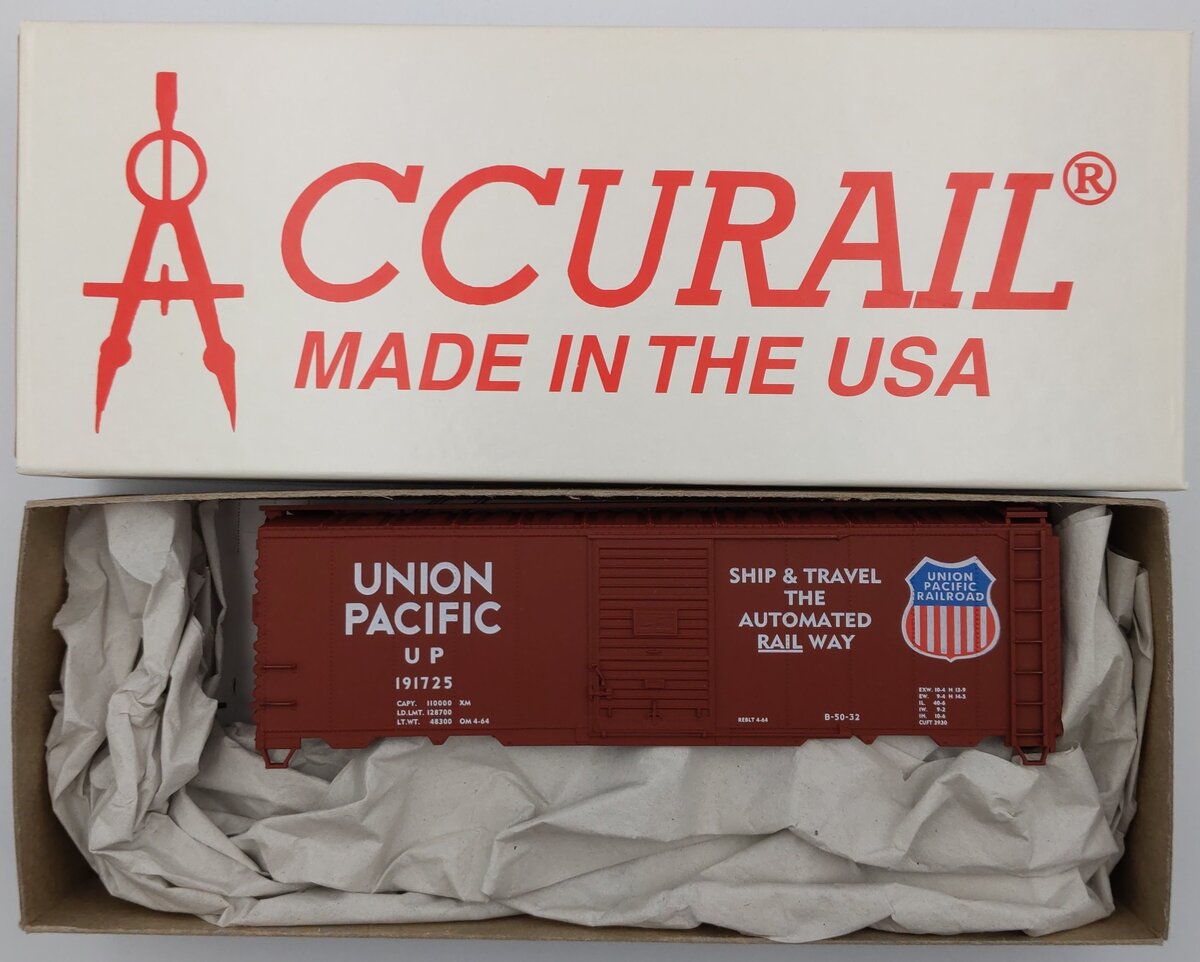 Accurail 3365 HO Union Pacific 40' AAR Boxcar Kit