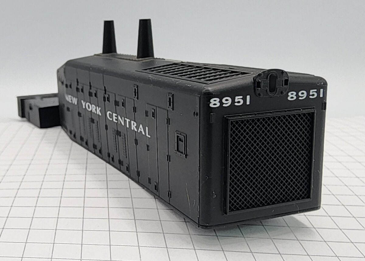 S-Helper 653-01-01-NYC Black/White #8951 New York Central Switcher Body Shell