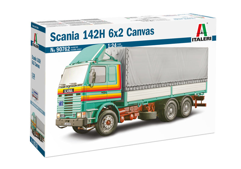 Italeri 90762 1:24 Scania 142H 6x2 Canvas Truck Plastic Model Kit
