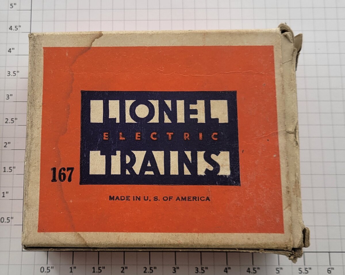 Lionel 167 Whistle Controller with Original Box