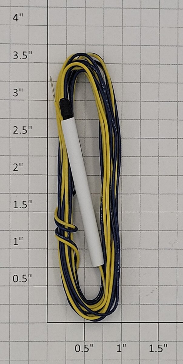 Azatrax BY-1 All Gauge Blue and Yellow Wire Signal Crossing Sensor LED