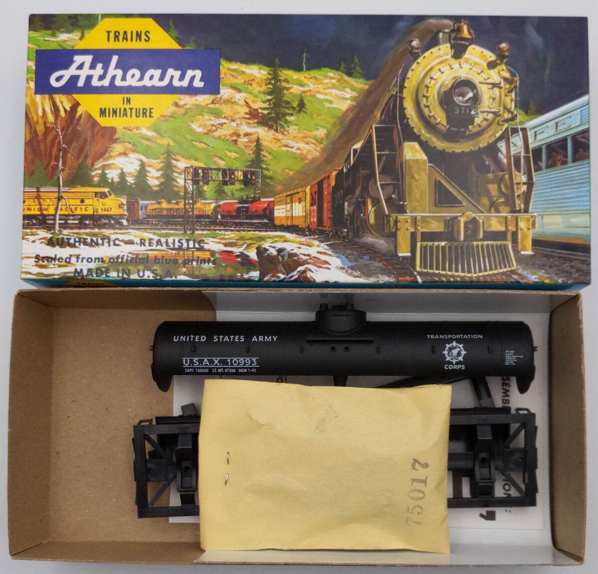 Athearn United States Army HO Tank Car Kit