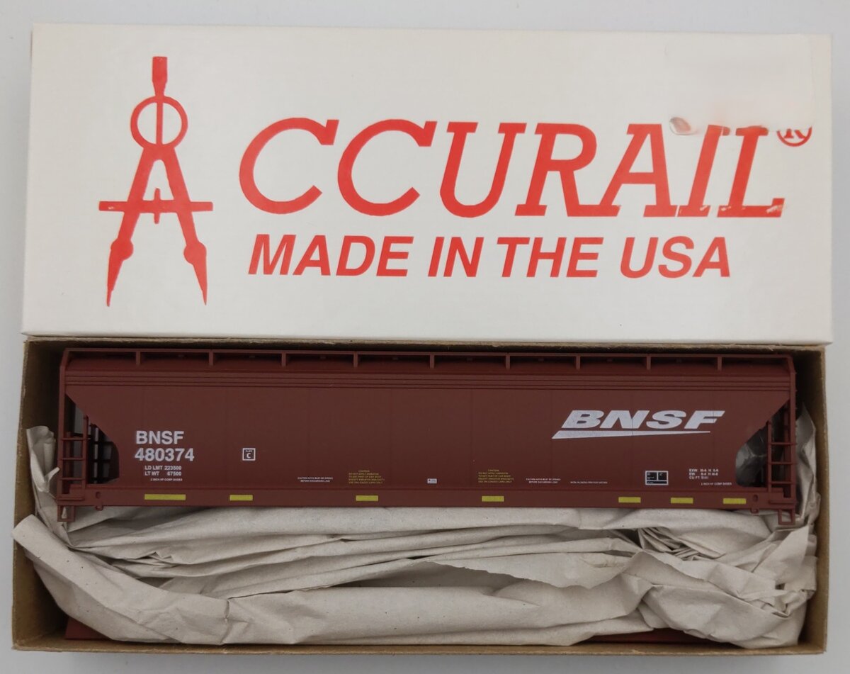 Accurail 2078.2 HO BNSF Modern ACF 3-Bay Covered Hopper Kit