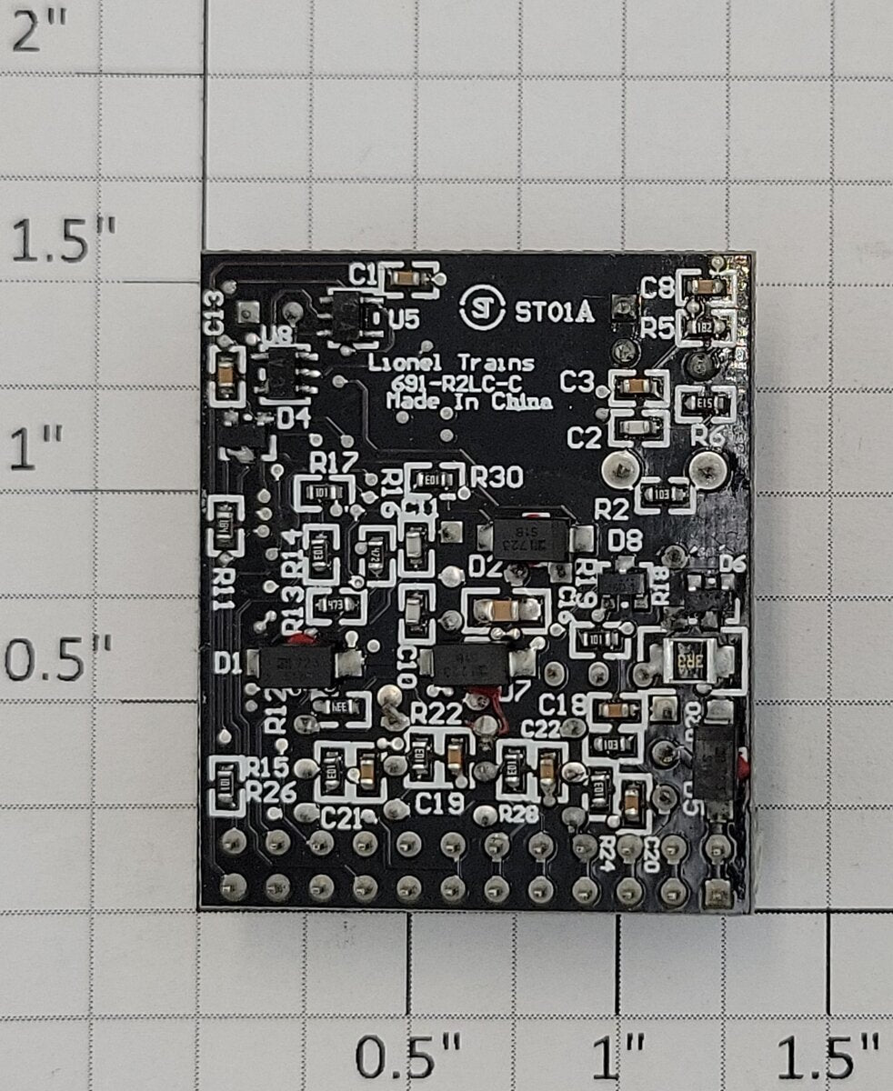 Lionel 691-R2LC-C R2LC Radio Receiver PCB Circuit Board