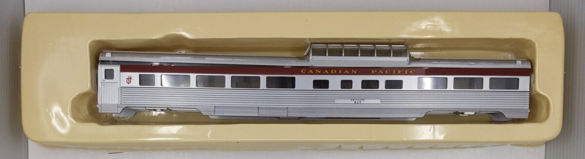 Con-Cor 0001-000789 HO Scale Canadian Pacific 85' Budd Dome Corrugated Sides
