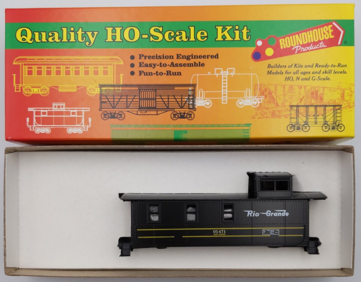 Roundhouse 3500 Rio Grande & Denver 30' Caboose Kit