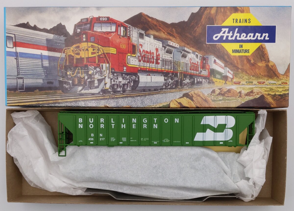 Athearn 5316 HO Burlington Northern 54' Covered Hopper Kit – Trainz