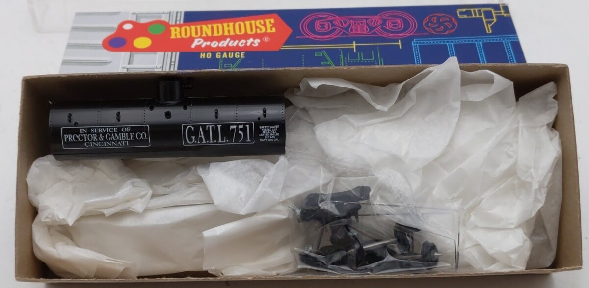 Roundhouse 3374 HO Scale G.A.T.L. O/T Tank Car # 751 Kit
