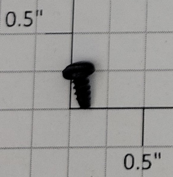 Lionel 6x1/4BHST #6 x 1/4" Black Slotted Binding Head Self Tapping Screw
