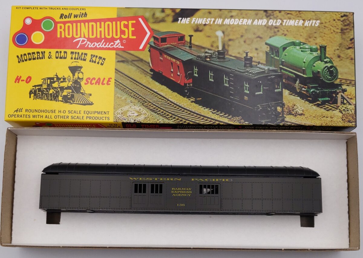 Roundhouse 6132 HO Harriman Baggage Car Kit